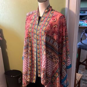 Umgee kimono new without tags. Beautiful print M/L
